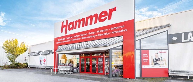 Außenansicht des Hammer Raumausstatters in Übach-Palenberg